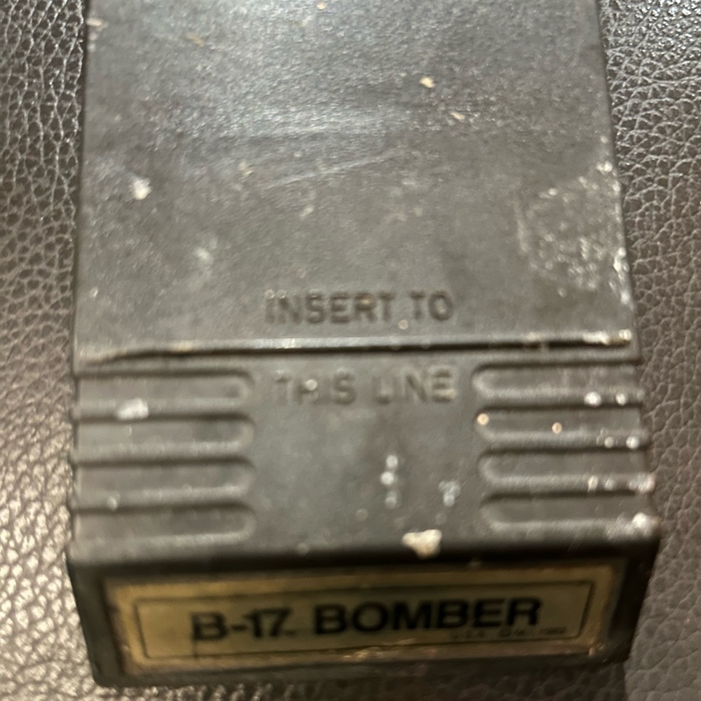 B-17 Bomber Video Game Cartridge for the Mattel Intellivision uses Voice Module